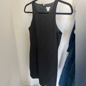 Jcrew Black Mid Length Dress